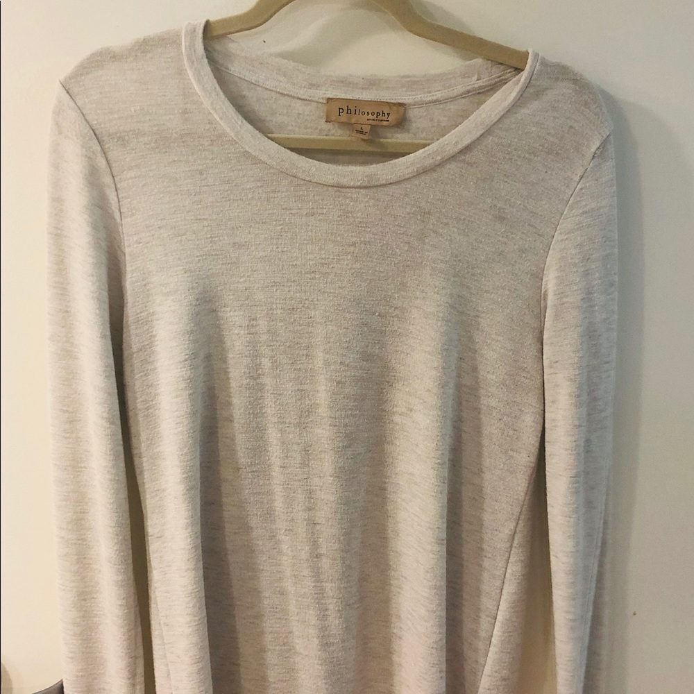 Philosophy Apparel Crew Neck Hi-Lo Tee Nordstrom